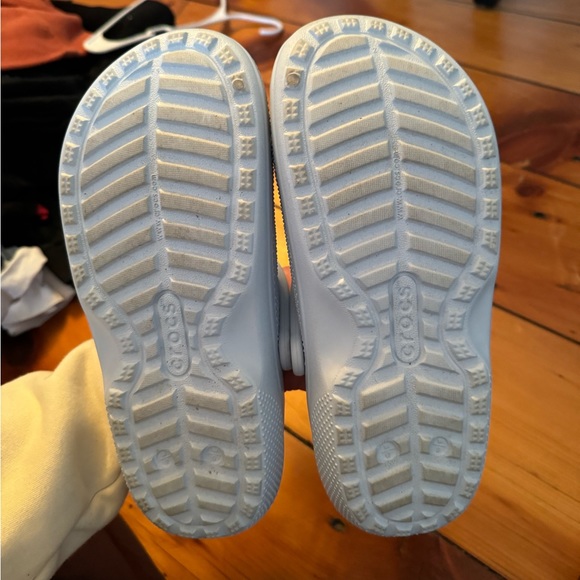 CROCS Classic Fuzz Lined Clog Baby Blue - Picture 3 of 3